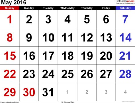 May 2016 .